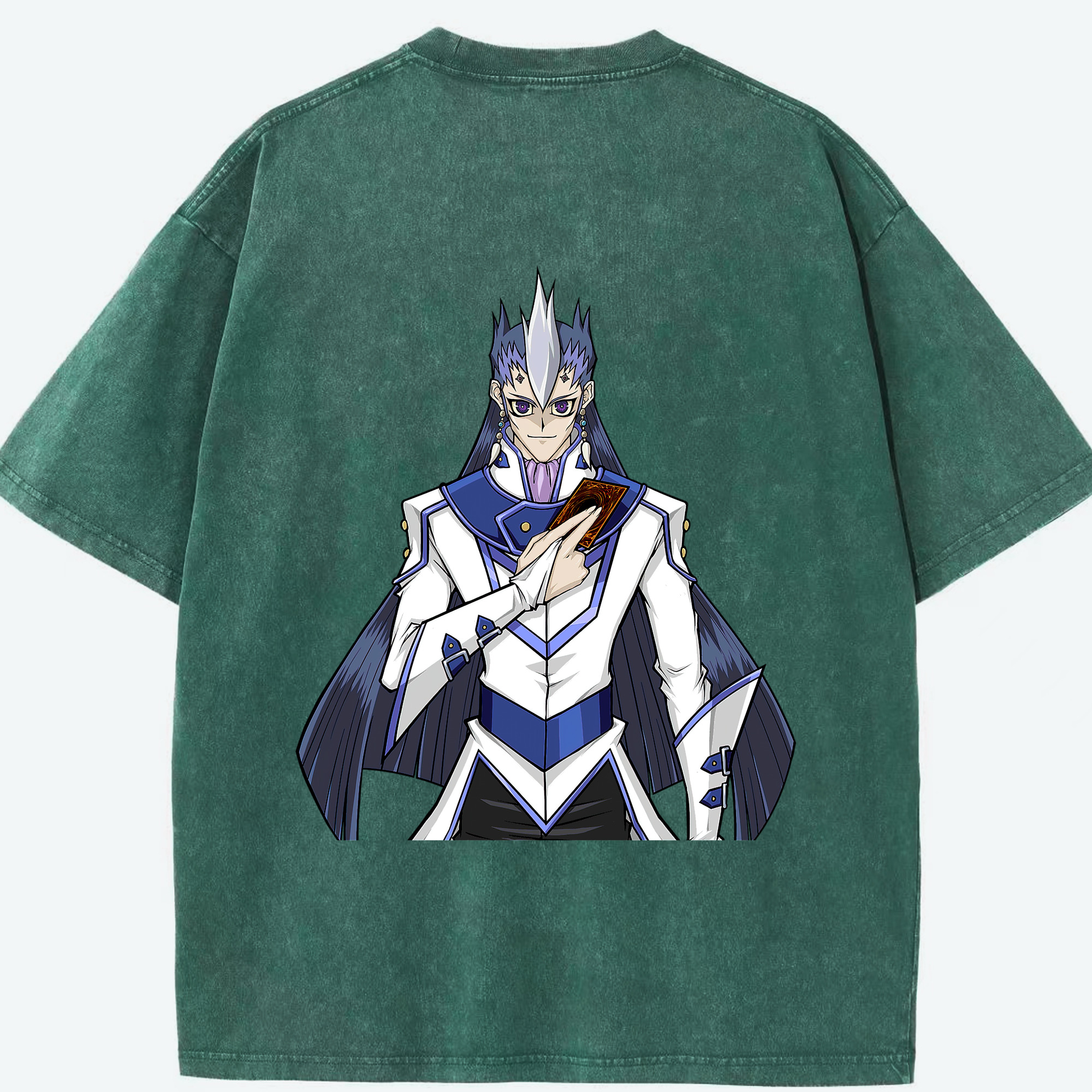 （画像用） 遊☆戯☆王 Yu-Gi-Oh! 綿100% ヴィンテージ風 半袖Tシャツ（背面プリント）
